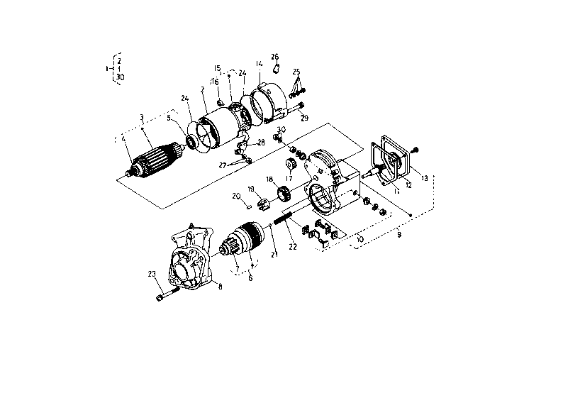 Starter (Component Parts)(Not For Reman Unit)