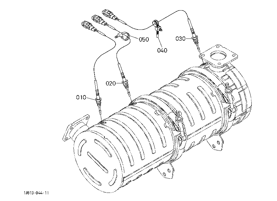 Diesel Particulate Filter Muffler Sensor