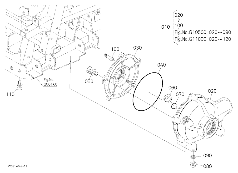Front Axle Case (Center)
