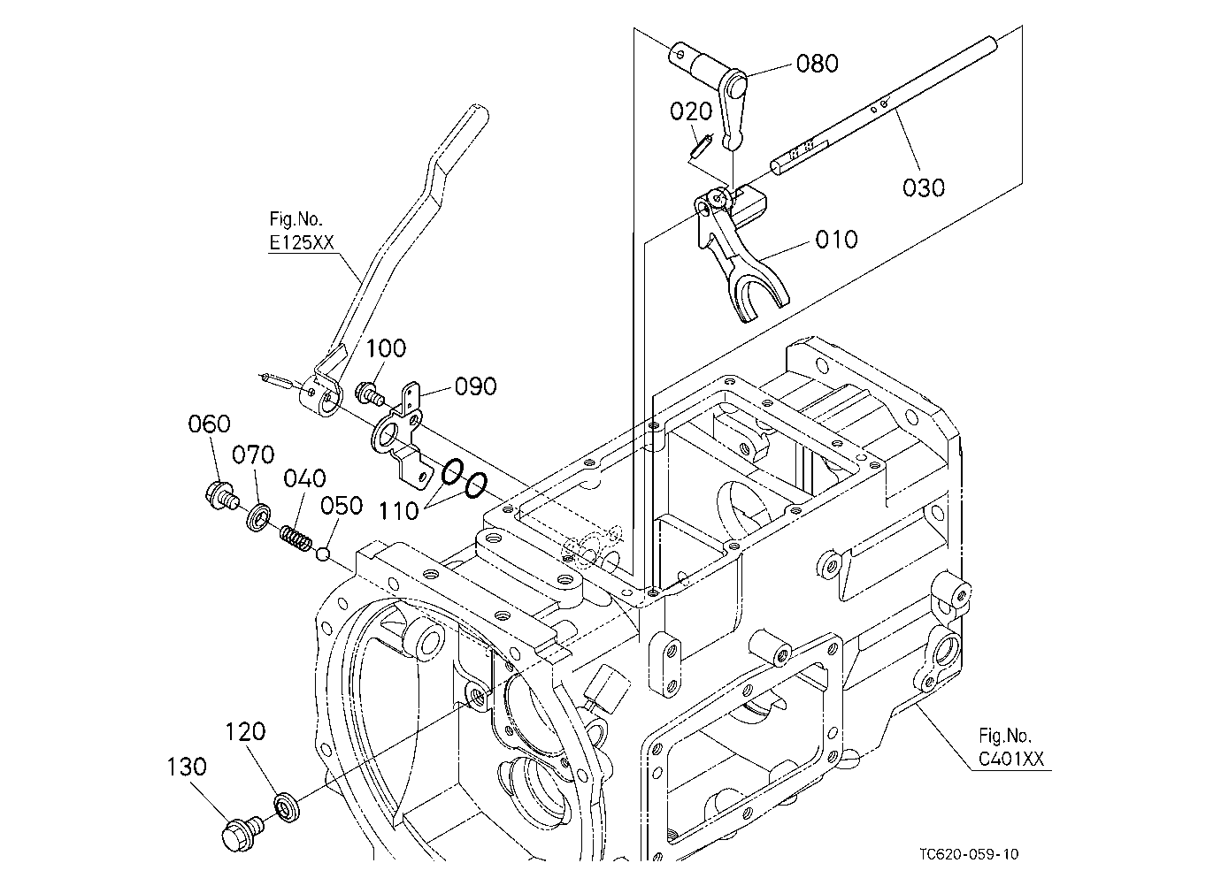 Pto Gear Shift Fork