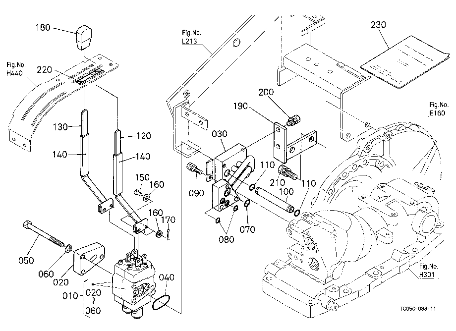 Auxiliary Control Valve Lever (2Nd) [Option]