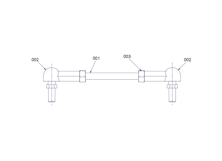 Sensor Rod Assembly - Suspended Cab