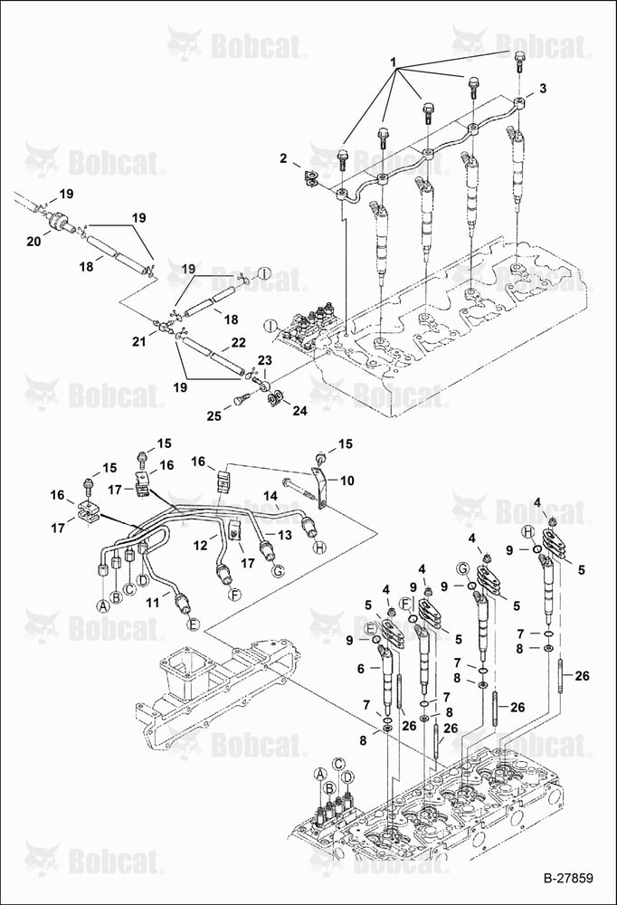 Nozzle Holder and Glow Plug (Kubota)