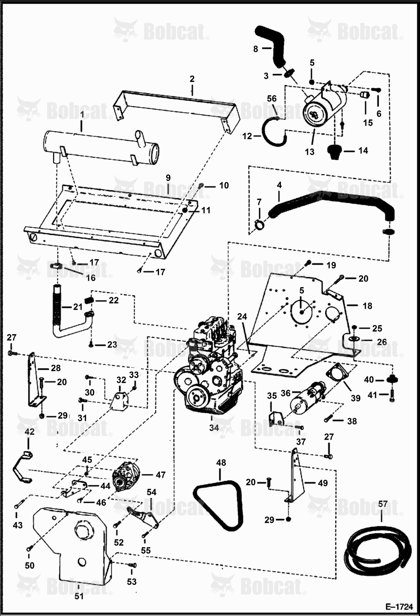 Engine & Attaching Parts