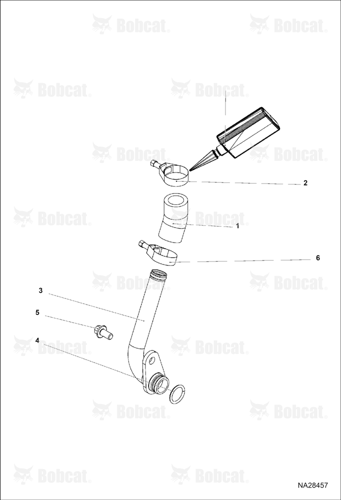 Exhaust Gas Recirculation (Coolant Outlet Hose)