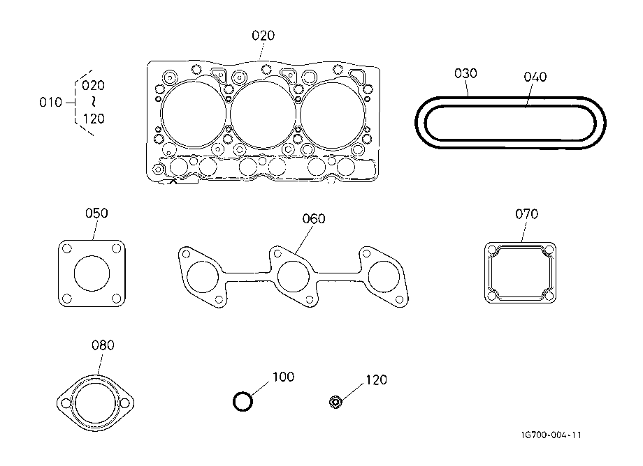 Upper Gasket Kit