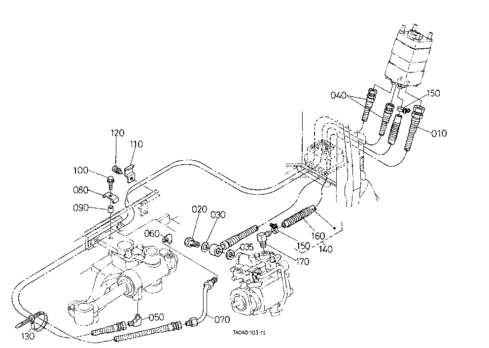 Hydraulic Oil Line (Ps)