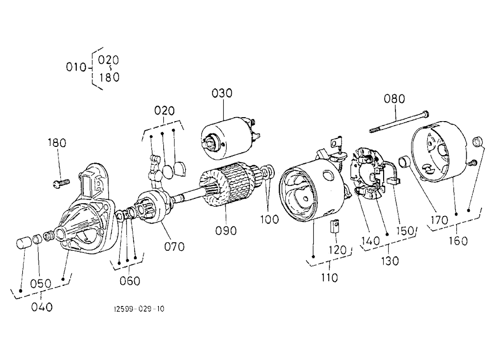 Starter (Component Parts)(Not For Reman Unit)