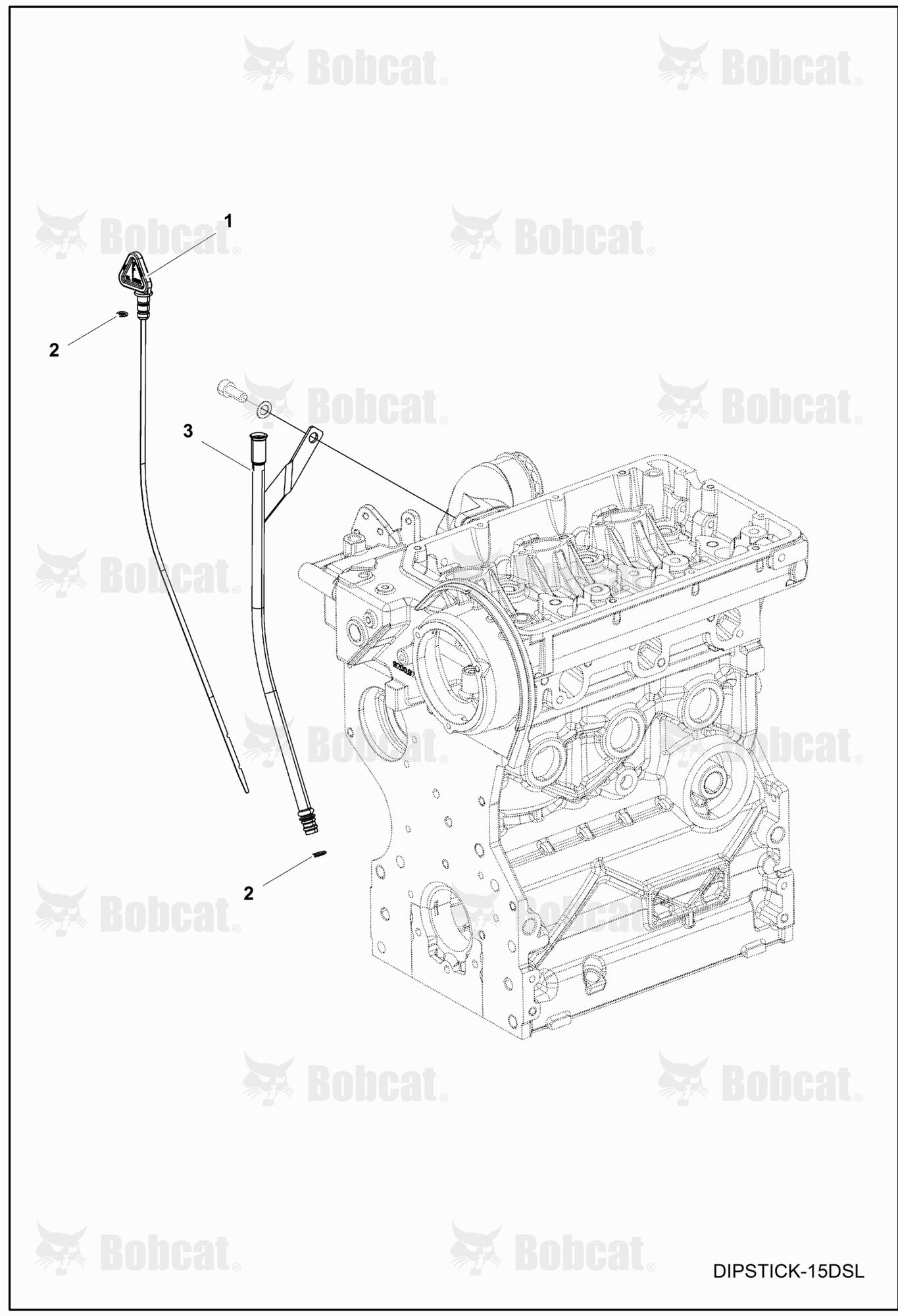 ENGINE, Oil Dipstick & Guard