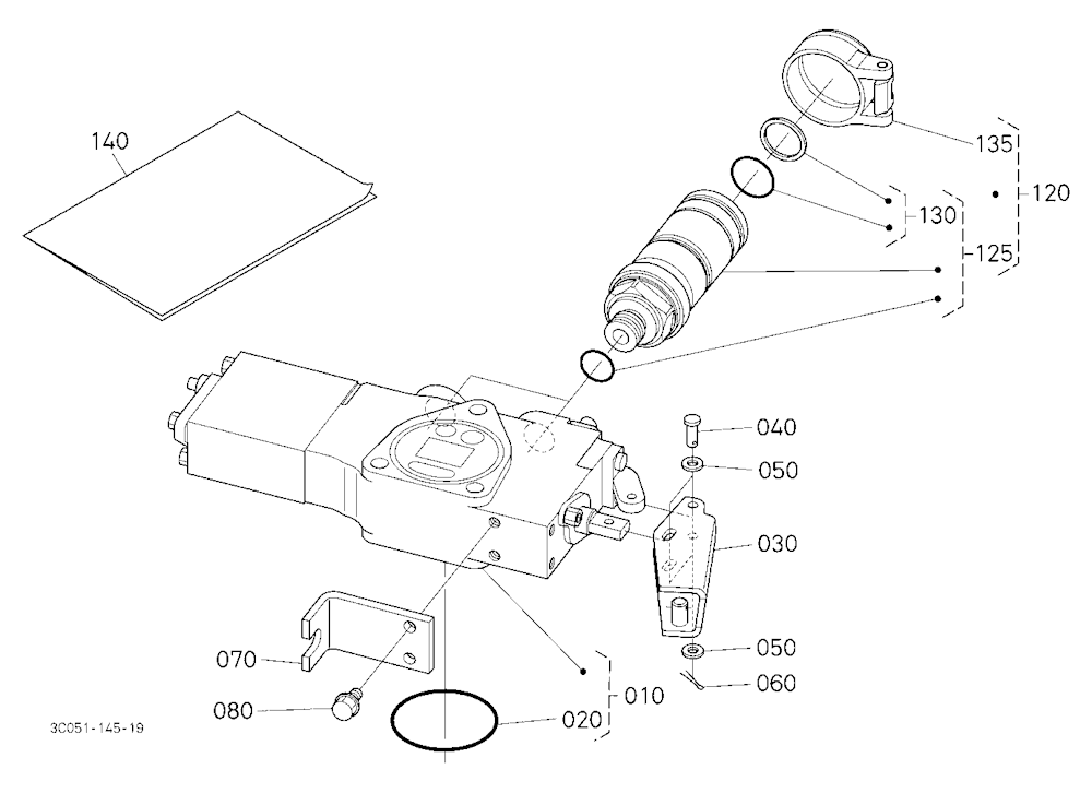Auxiliary Control Valve Kit (Scd) [Option]