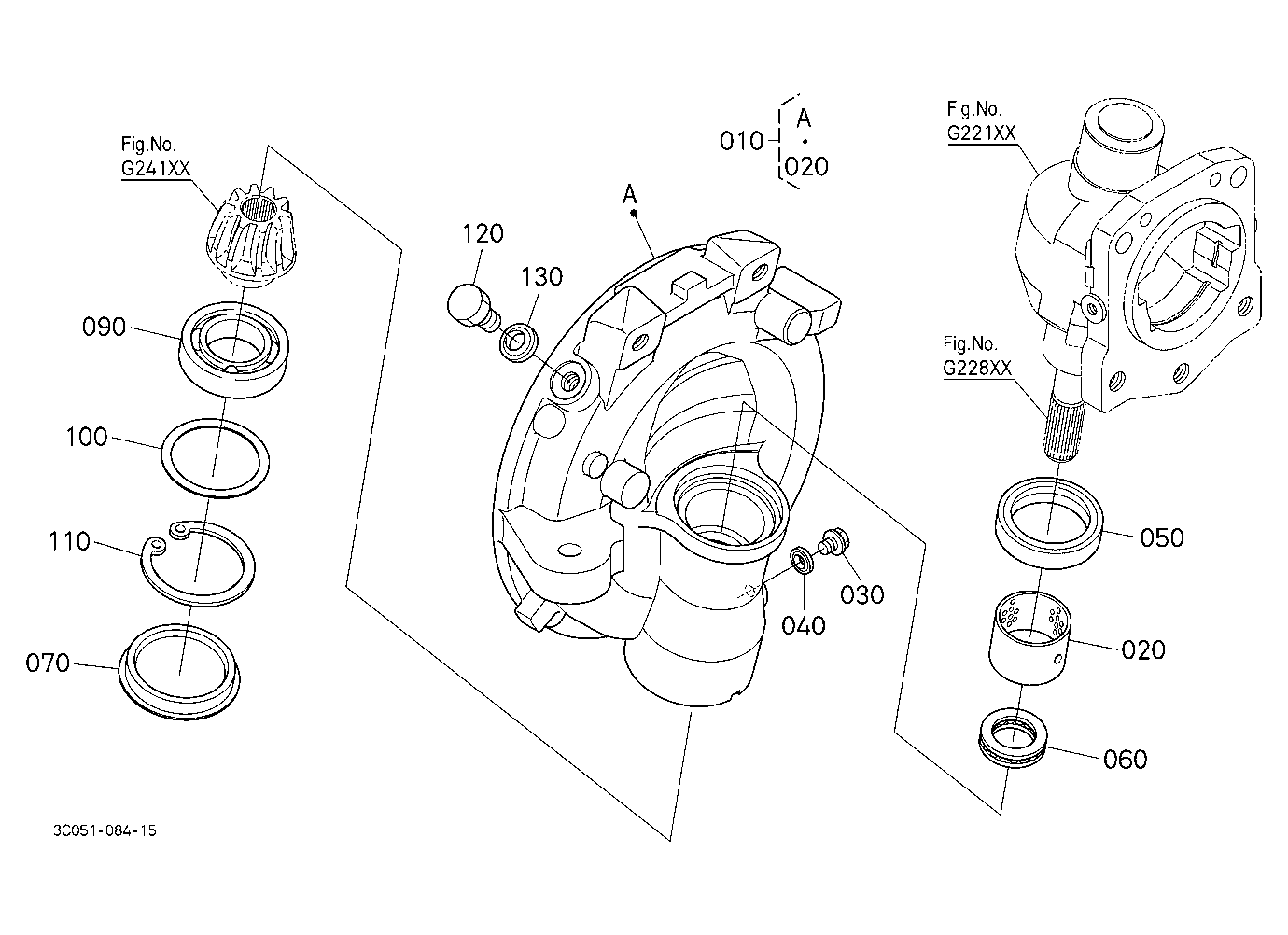 Front Axle Case Rh