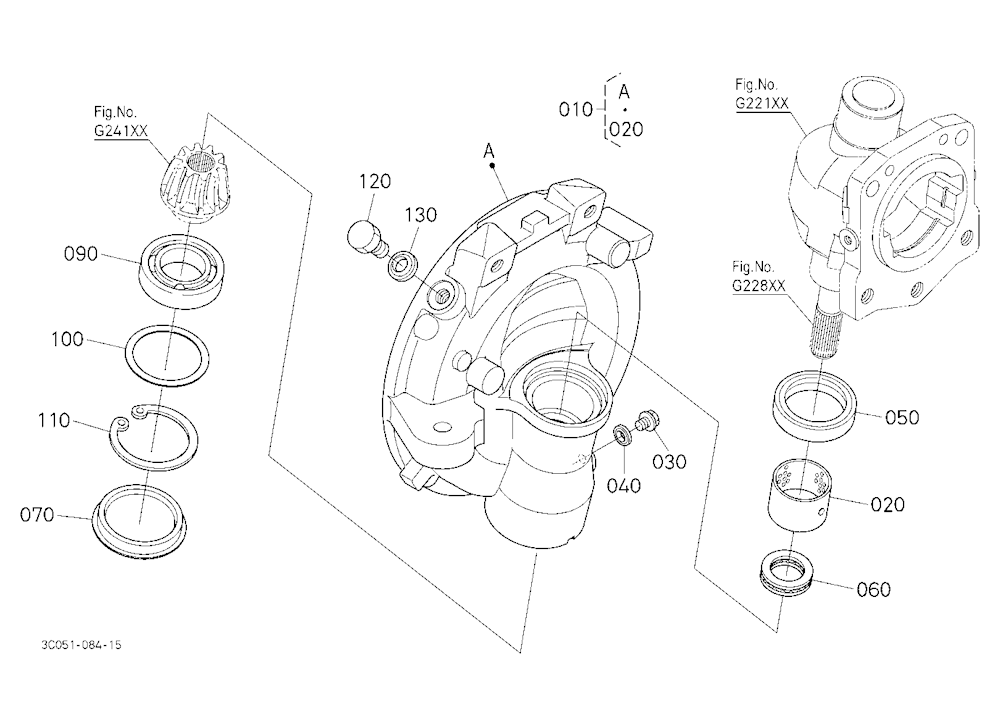 Front Axle Case Rh