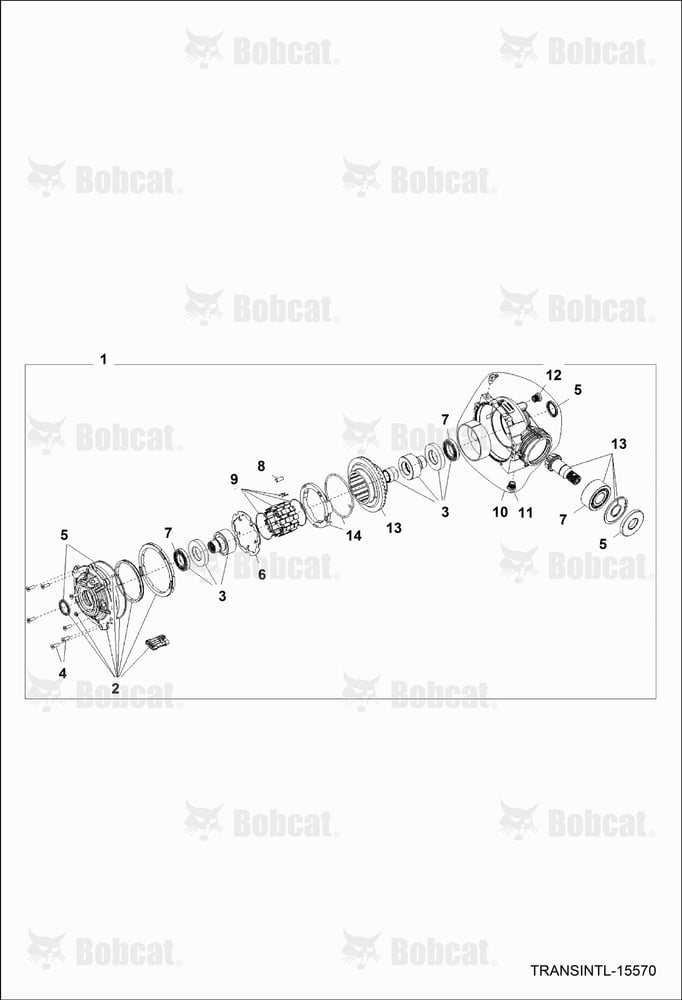 Drive TRAIN, Front Gearcase Internals