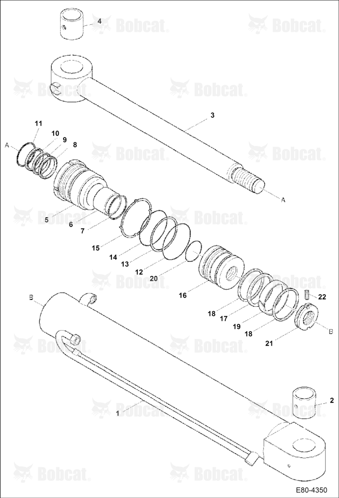 Boom Slew Cylinder