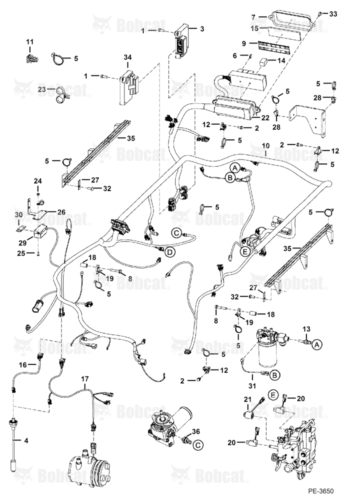 Engine Electrical (W/Controller) A5GM20001 & Above, A5GN20001 & Above