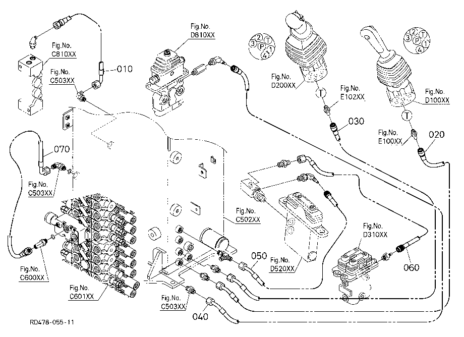 Oil Piping (Pilot T)