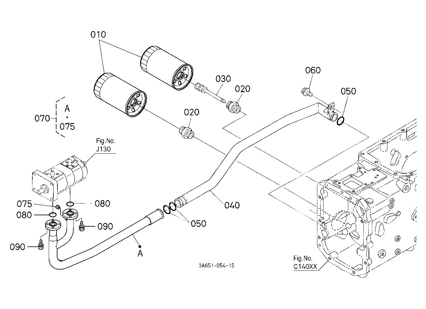 Hydraulic Pipe (Suction) [Rops Type]