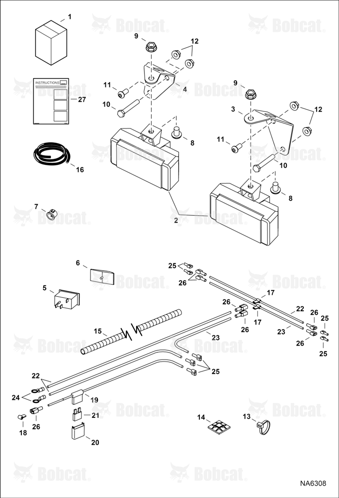 Light Kit (Work W/Cab)