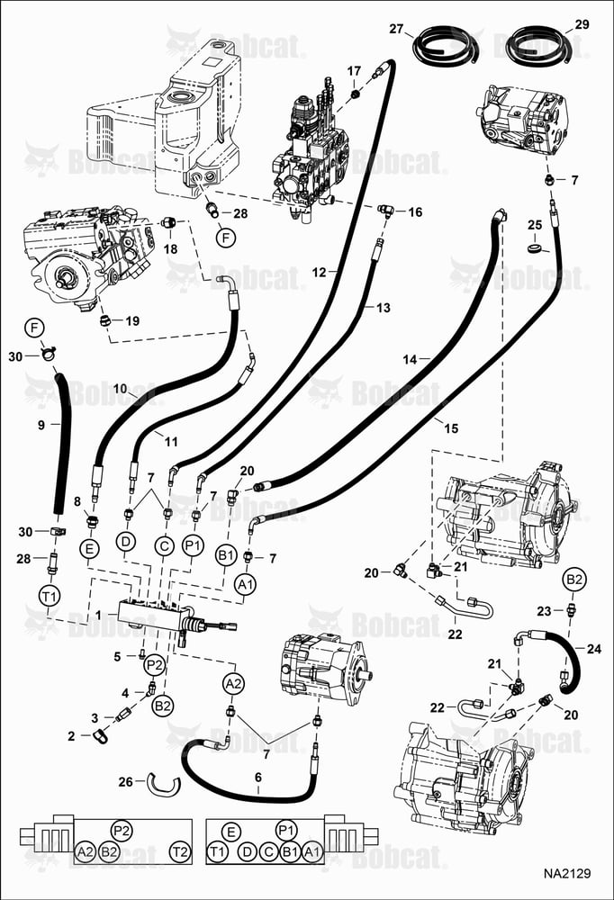Hydraulic Circuitry (Pilot)  A7Y712017 & Above