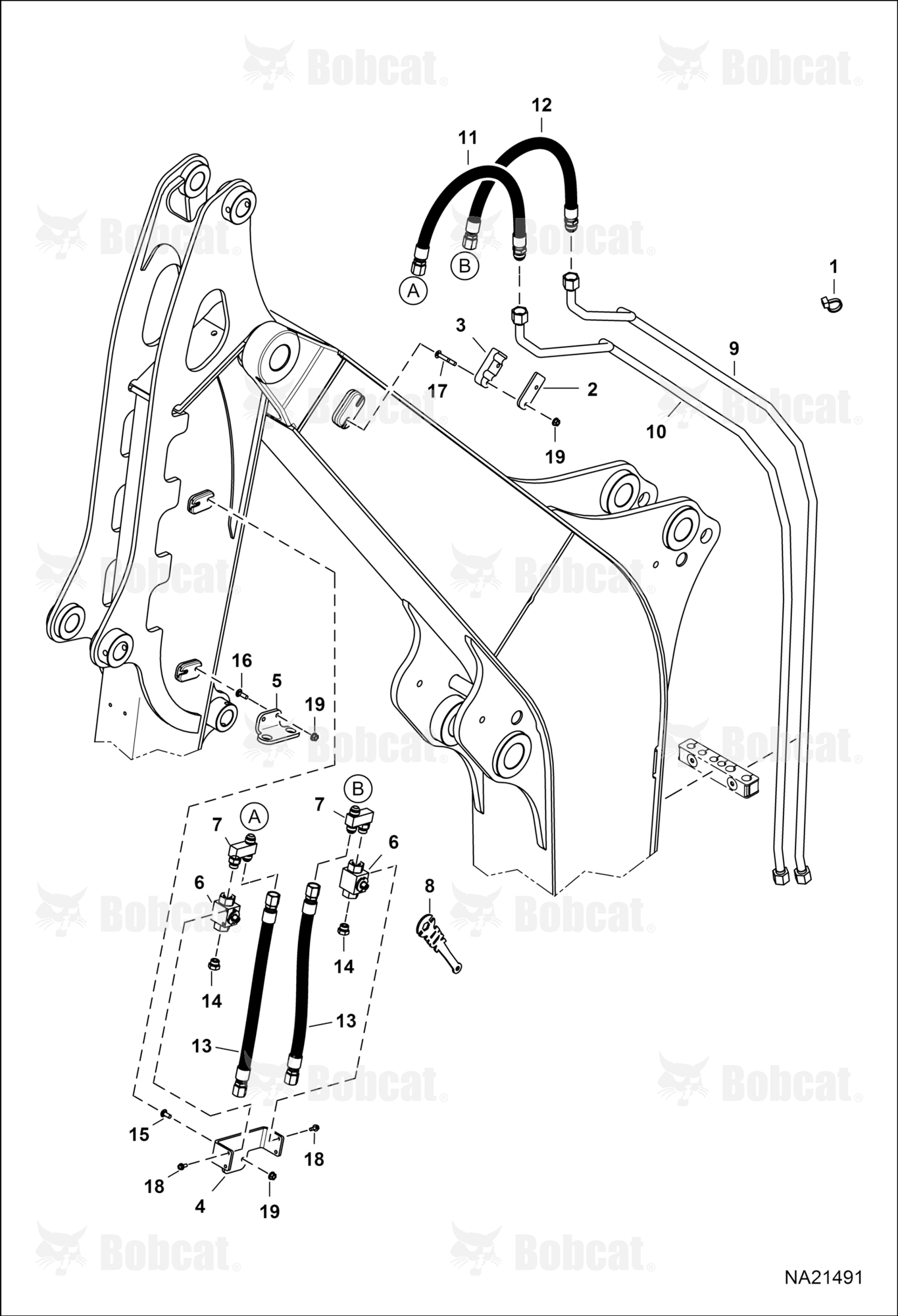Diverter (Auxilary)(Long Arm)