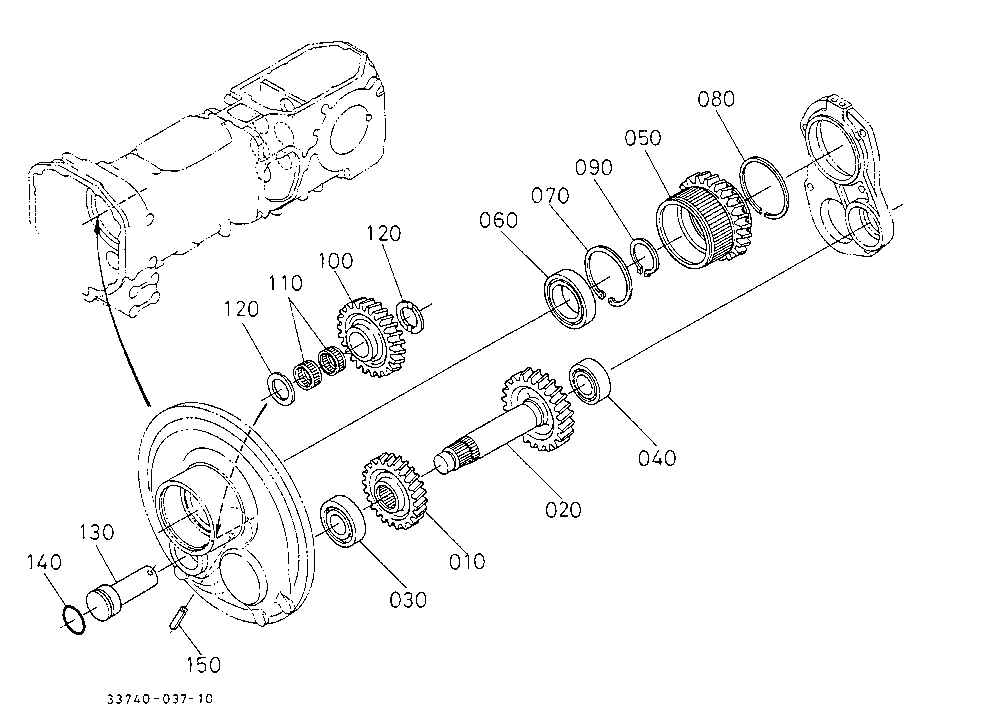Back Idle Shaft (Ic Shuttle)