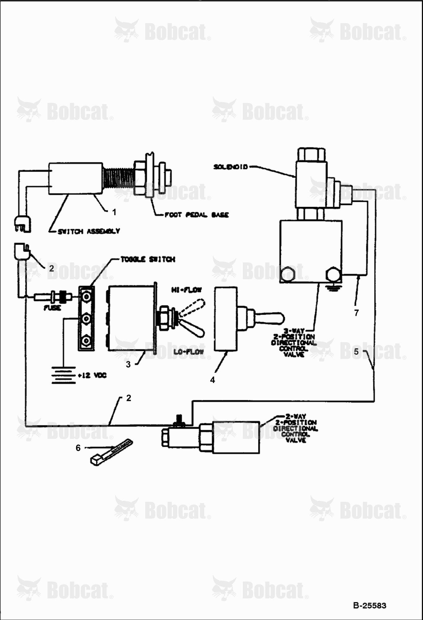 Hydraulic Breaker (1250X & 2500) (Electrical Circuitry)