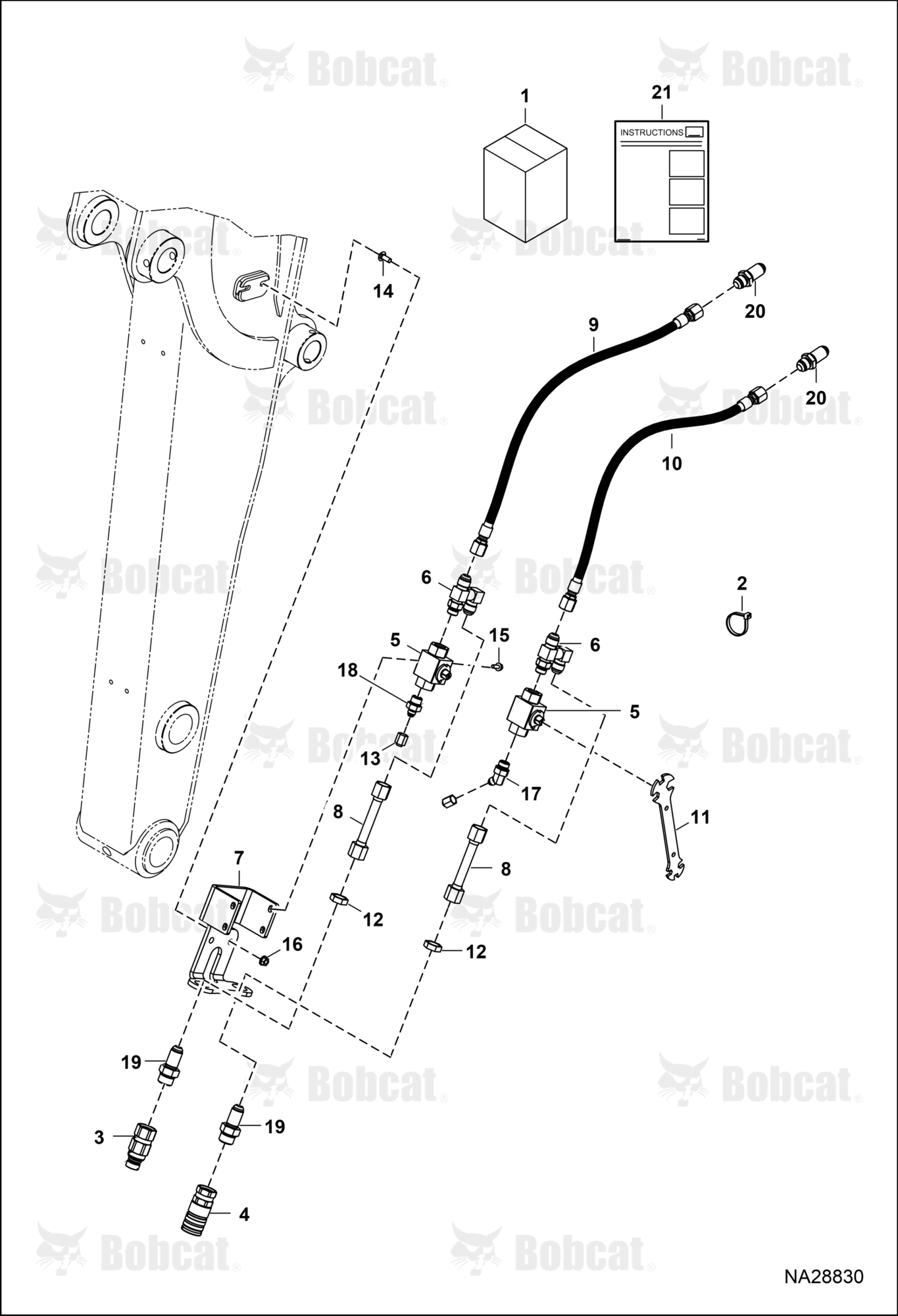 AUX1 Diverter Kit