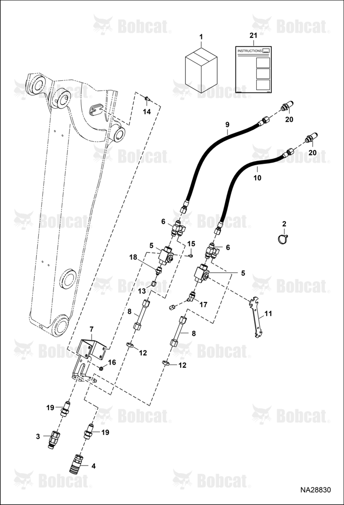 AUX1 Diverter Kit