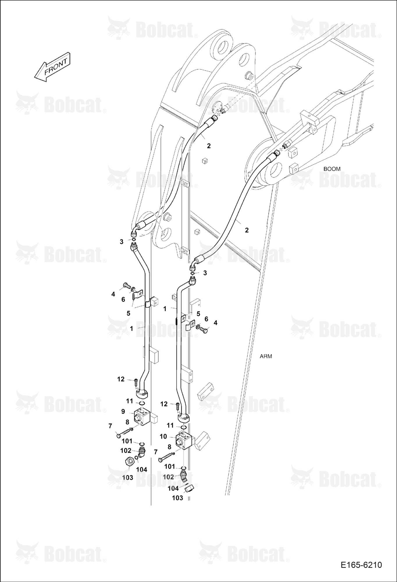 Arm Piping (Rotating)
