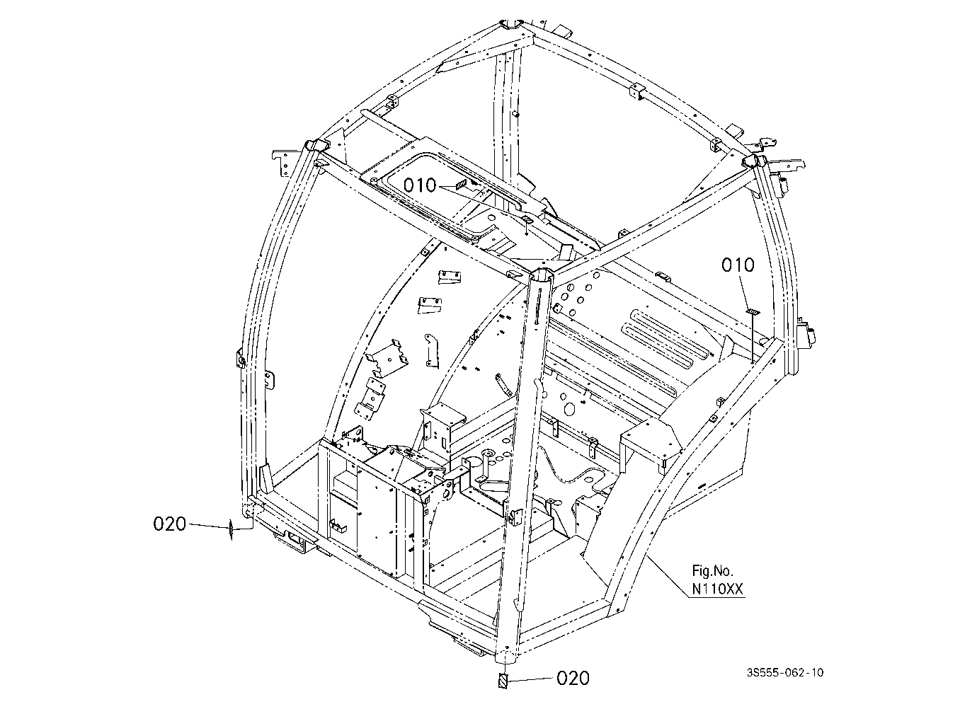 Label (Cab Frame)