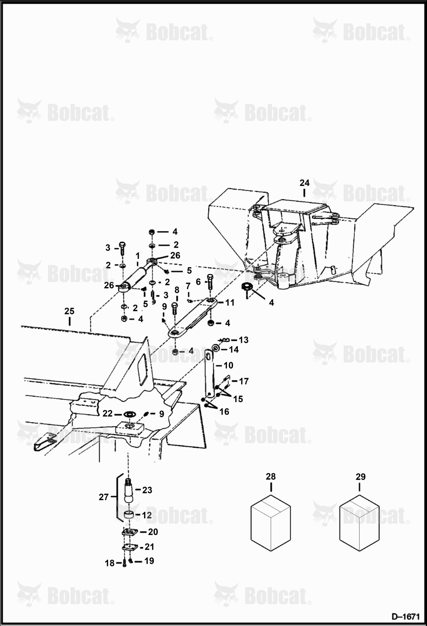 Frame & Articulation Unit  5030M15001 - 5030M15020