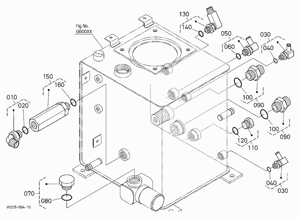 OIL TANK (JOINT) [HYDRAULIC HITCH] [EXCEPT HIGH FL