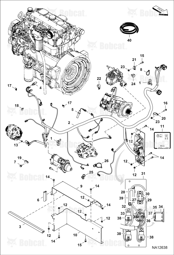 Engine Electrical Circuitry (Harness)