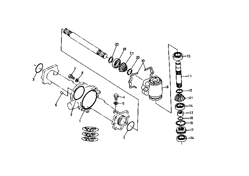 Bevel Gear Case [4Wd (Integral Power Steering)]