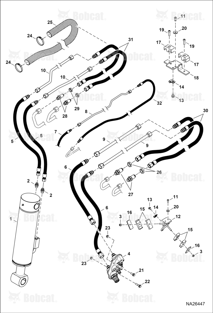 Hydraulic Circuitry (Inner Boom)