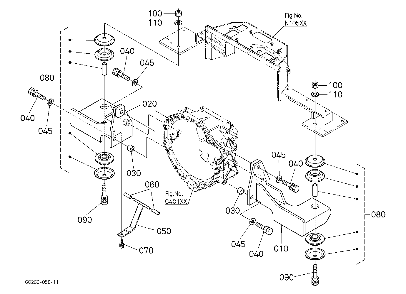 Cab Bracket Front