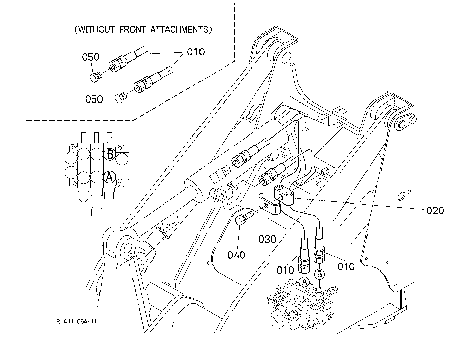 Hydraulic Oil Line (Tilt)