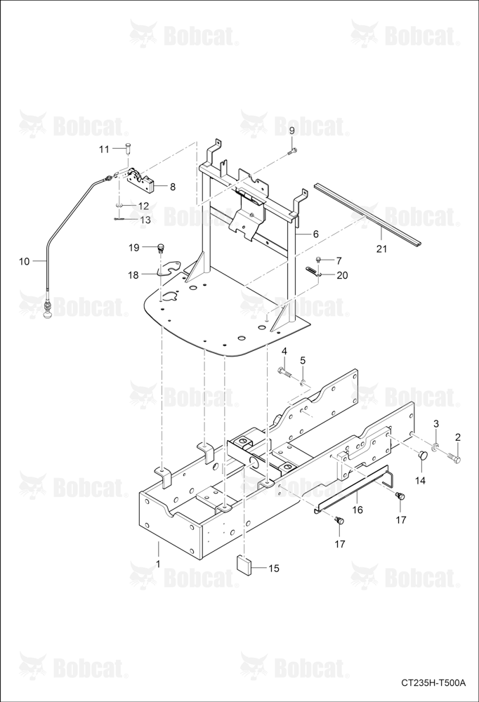 Front Axle Frame Group  ABFJ11001 & Above