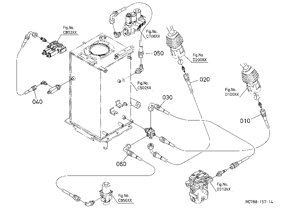 Oil Piping (Pilot T)
