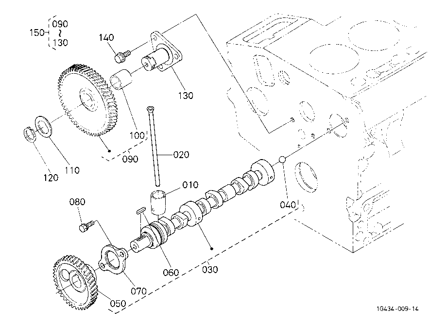 Camshaft And Idle Gear Shaft