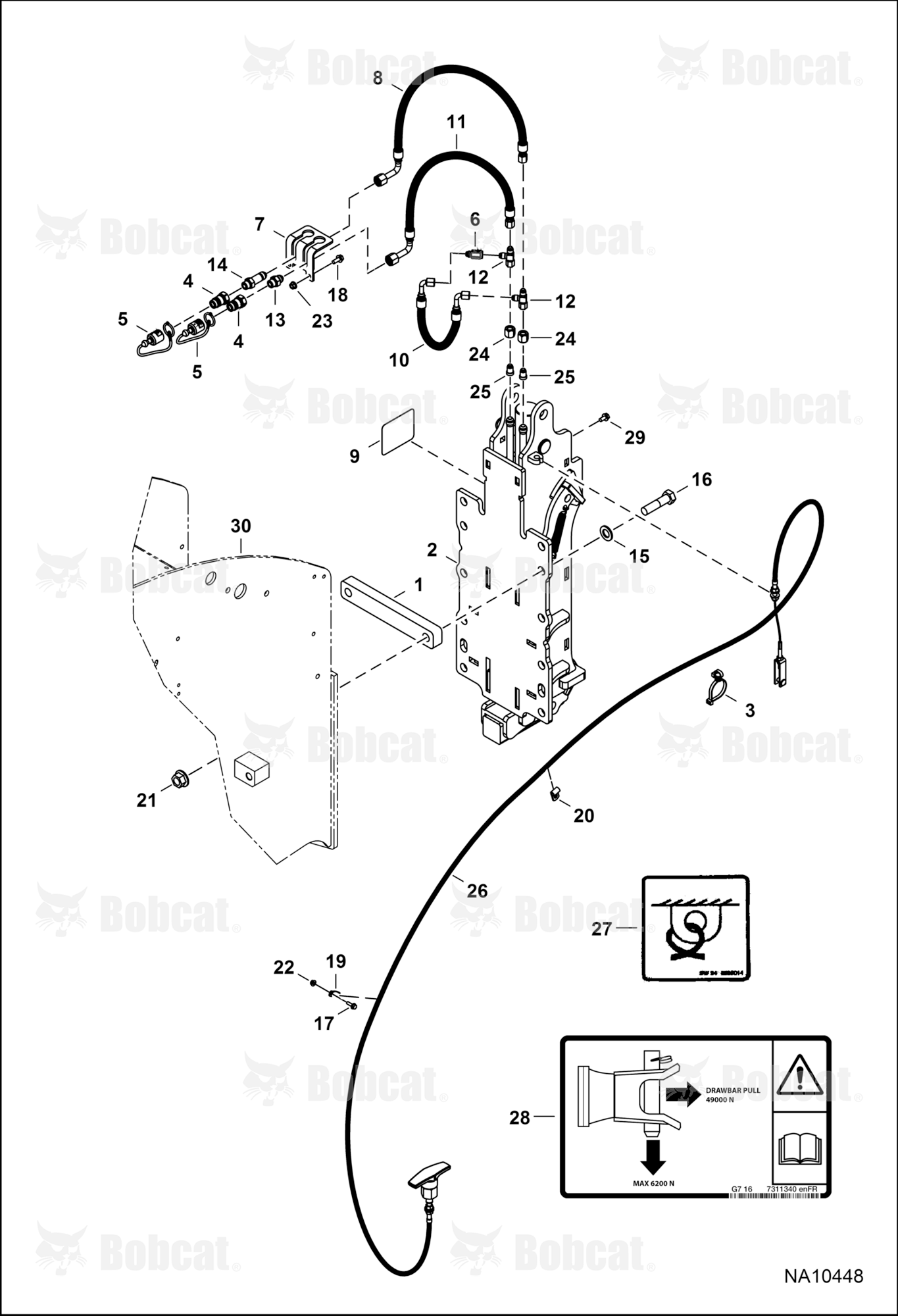 Rear Hydraulics (Hook)