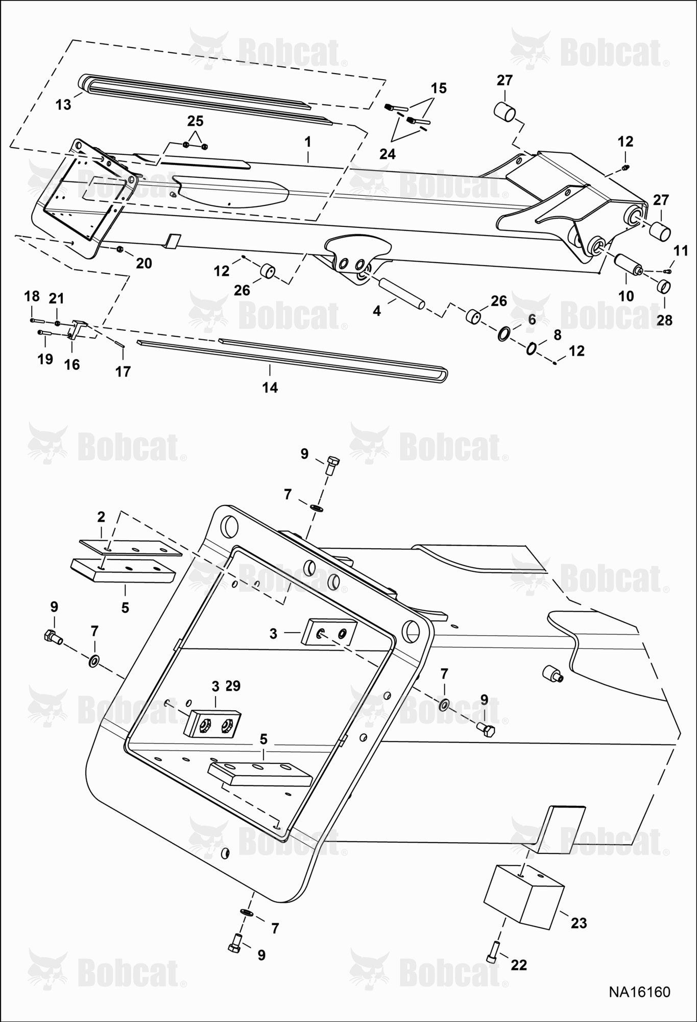 Outer Boom  B3GS14054 & Above, B3GT11001 & Above