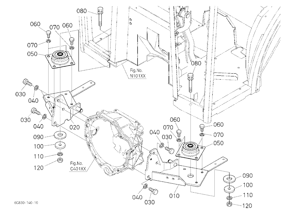 Cab Kit (Cab Bracket Front) (W/G.No.B7083,B7084) [