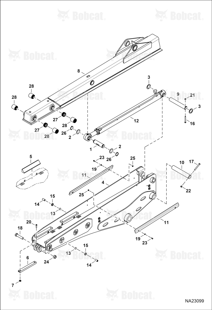 Backhoe (Arm) (Extendable) (Assembly)