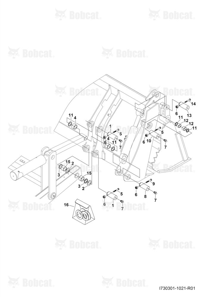 Front Boom Bucket Connections