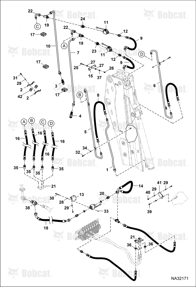 Hydraulic Circuitry (Long Arm)