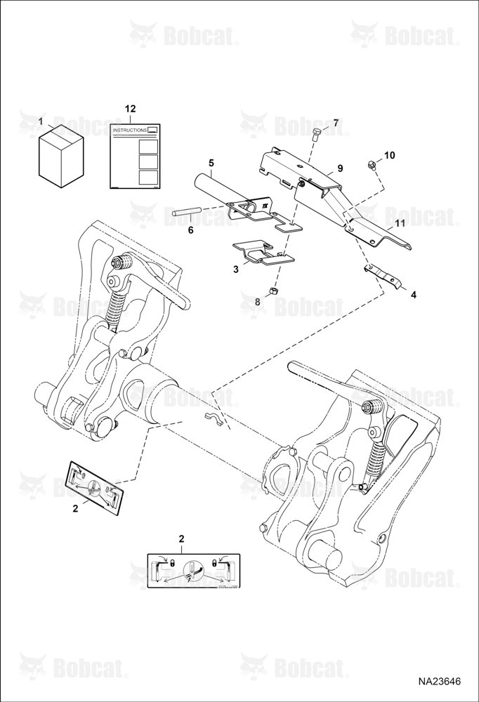 Bucket Position Kit (Relocation) B4SC11001 - B4SC12550