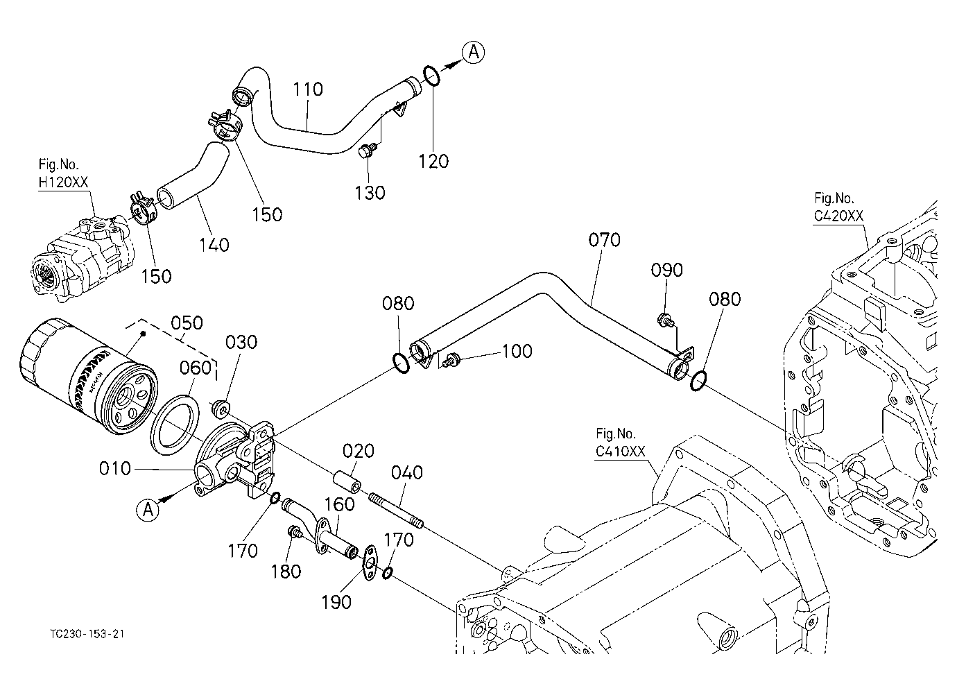 Hydraulic Oil Line (Inlet)