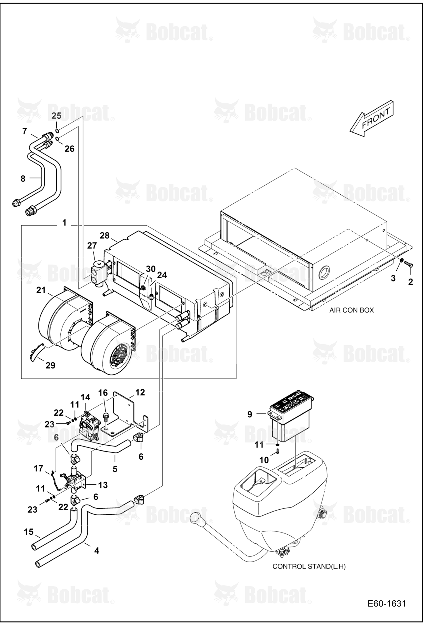 Air Conditioning (Cab)  AET811698 & Above, AGSZ11698 & Above