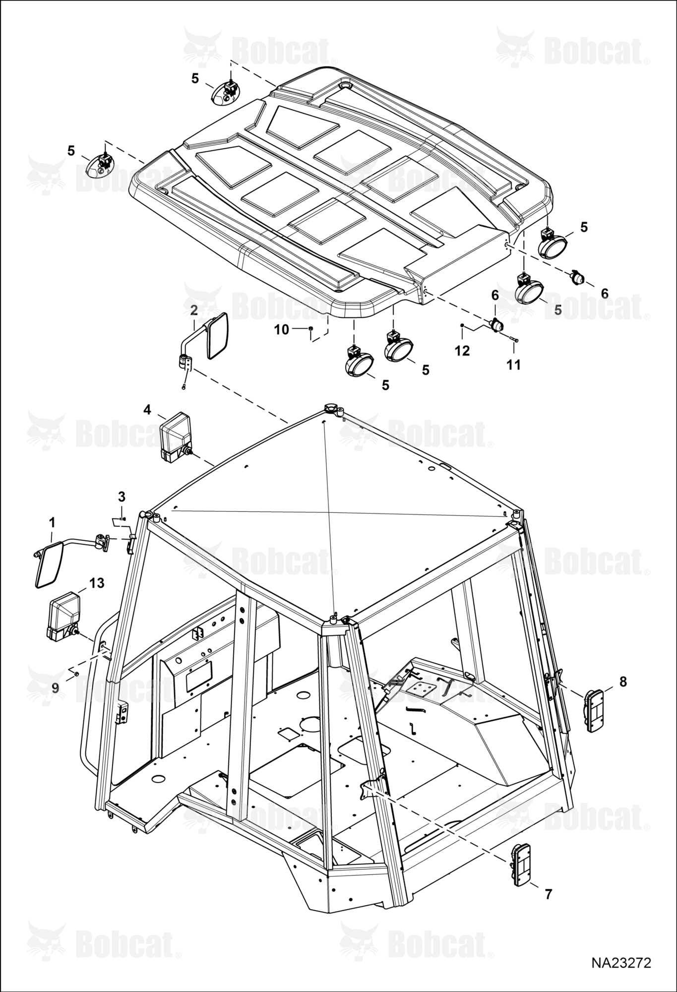 Operator CAB (Lights & Mirrors)